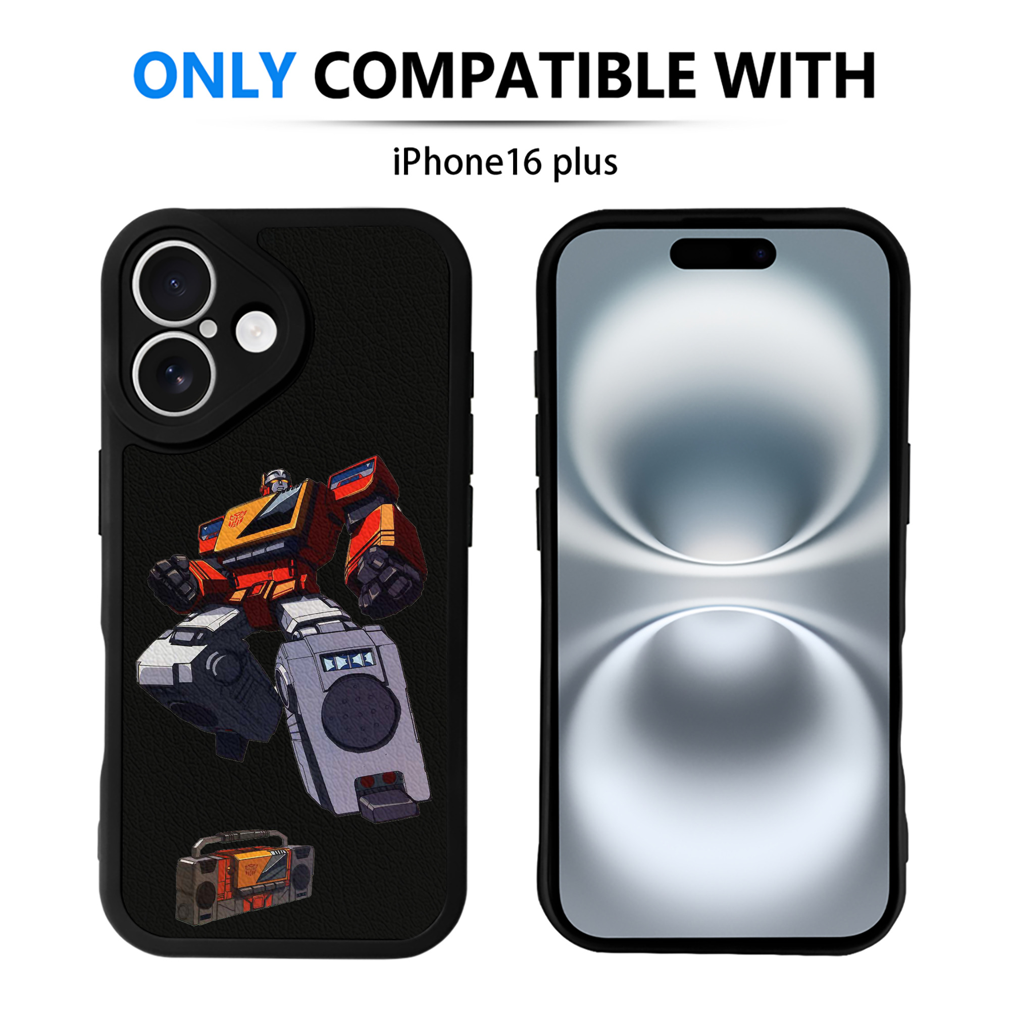 （画像用）  【iPhone 16シリーズ対応】シリコンスマホケース（レザー調） 材質：シリコン